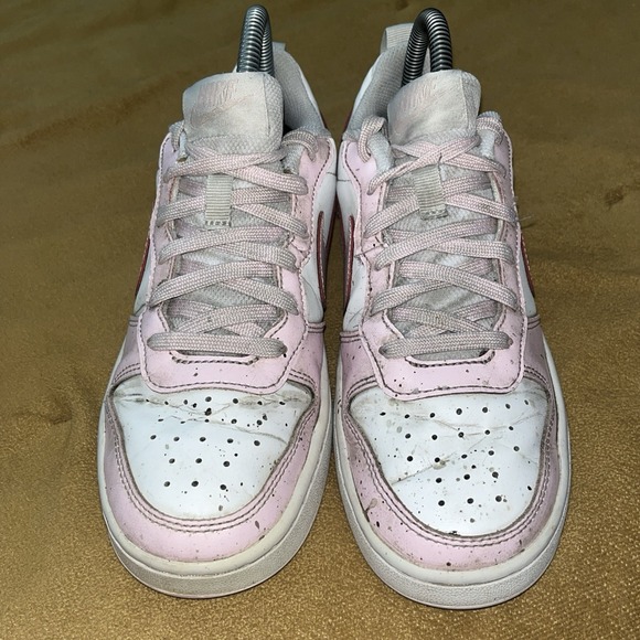 Nike Court Borough Low 2 White/Pink Size 5Y Or Size 7 Women's Sneakers‎ Shoe - Picture 14 of 16